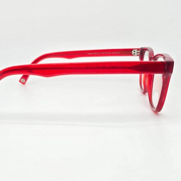 Warby Parker Preston 613 Maraschino Cherry Red Eyeglasses Frame w Case 49-20-140 - Picture 6 of 15